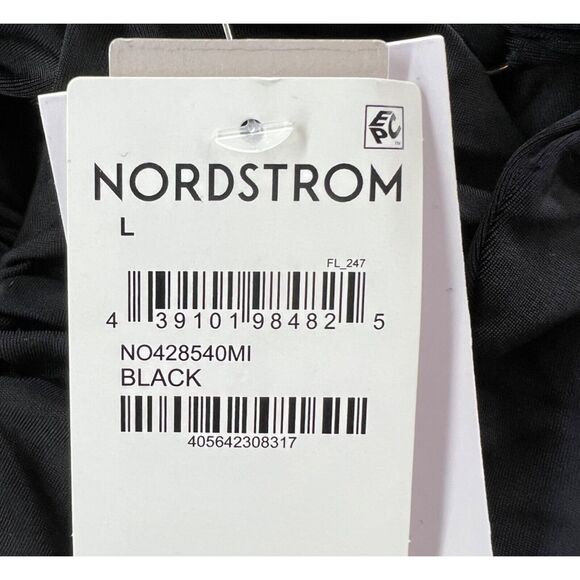 Chelsea28 Swimsuit Womens Large Black One Piece Convertible 4 Way Halter Plunge - Picture 15 of 16